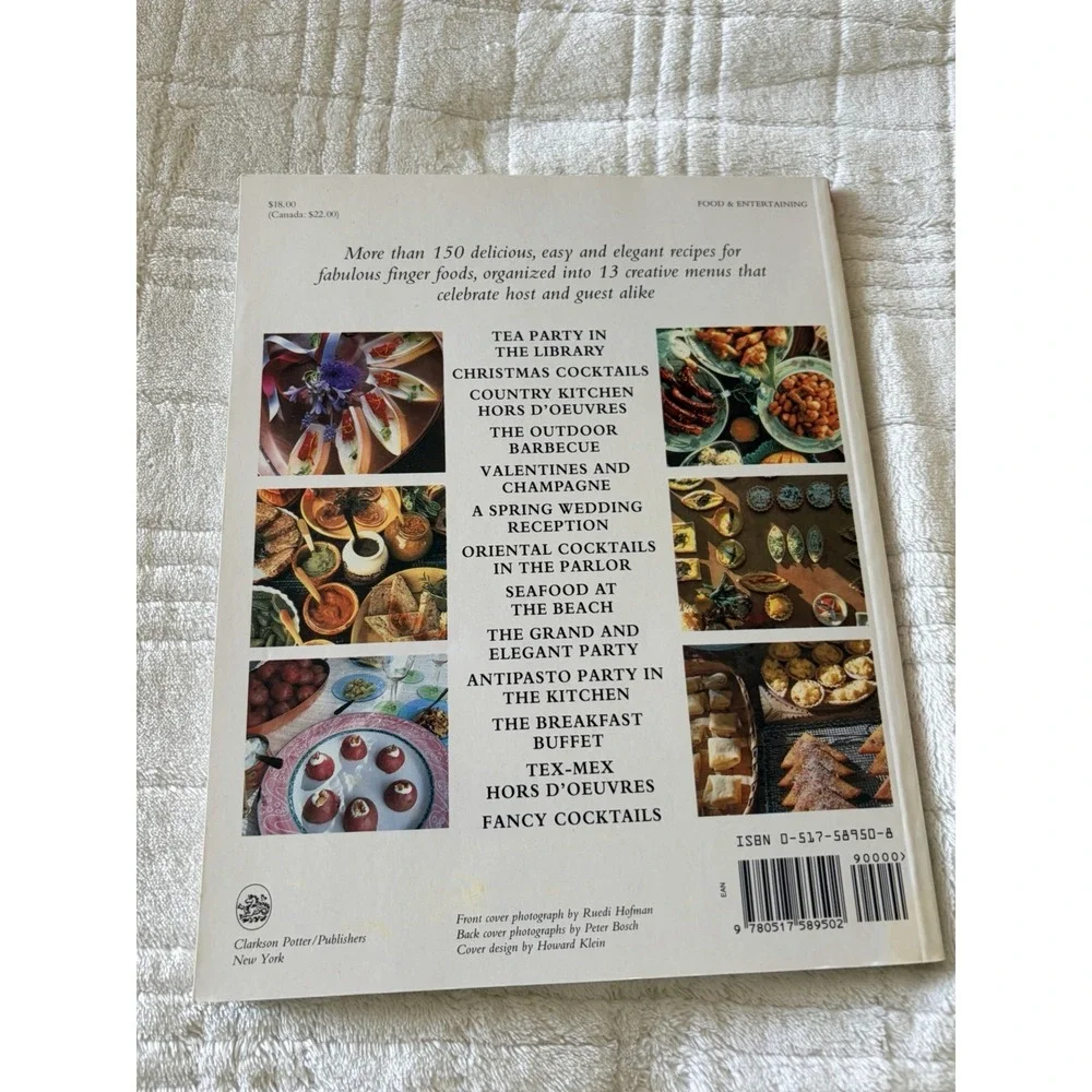 1984 Vintage Martha Stewart Hors d'Oeuvres Fabulous Finger Foods Paperback
